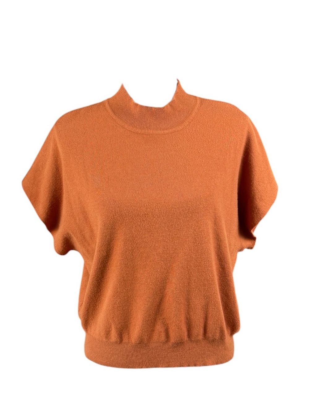 Eesome's Rust Mock Neck Sleeveless Top Size Large